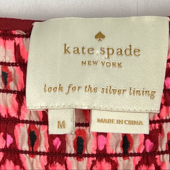 Kate Spade Posy Ikat Elasticated Dress M - Picture 5 of 12